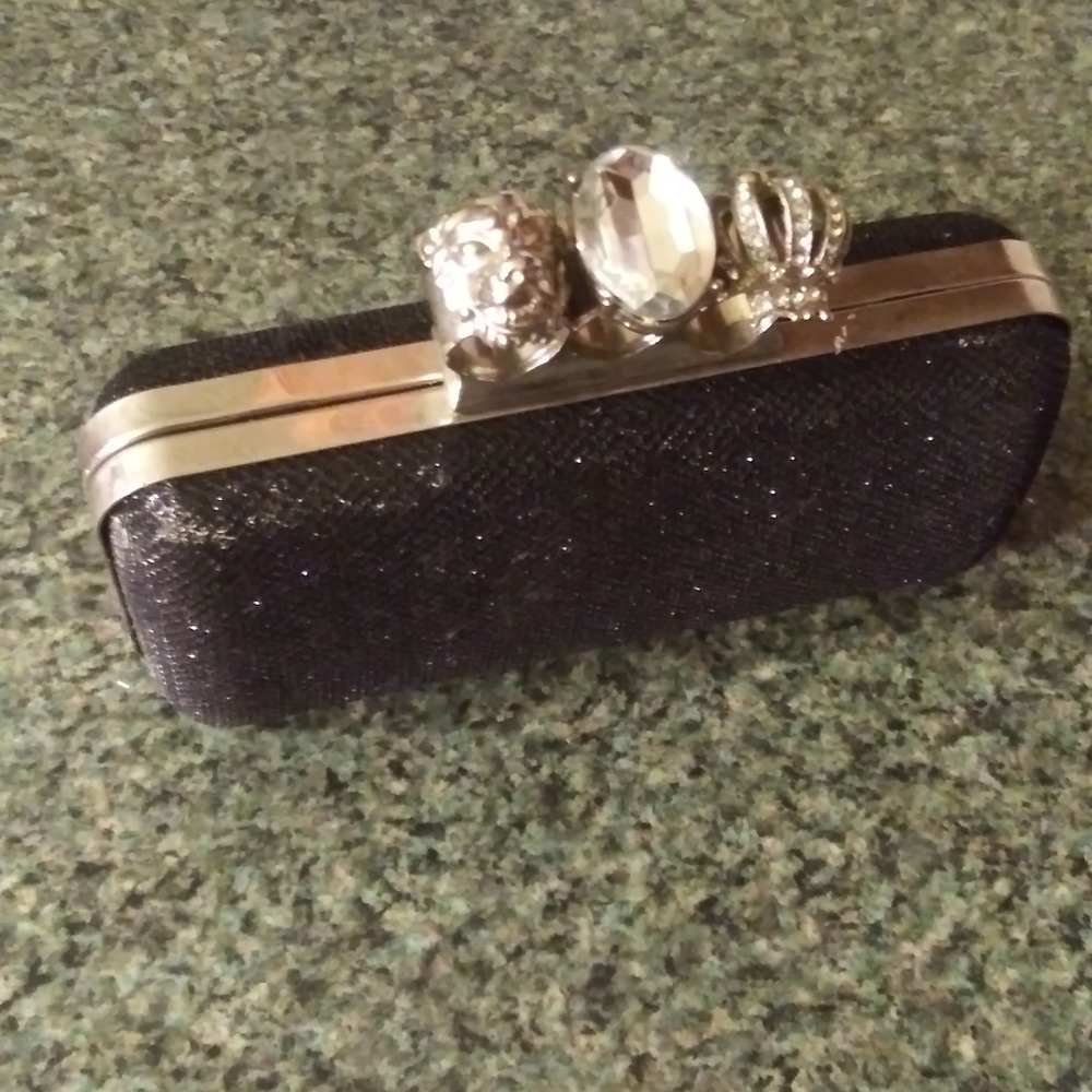 "3 finger" evening clutch purse